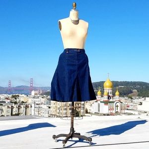 Anthropologie Boden Deep Teal Corduroy Skirt, 12